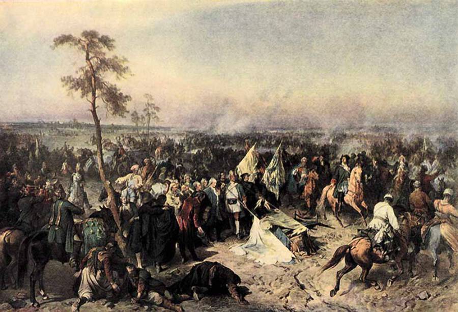 Полтавская битва.