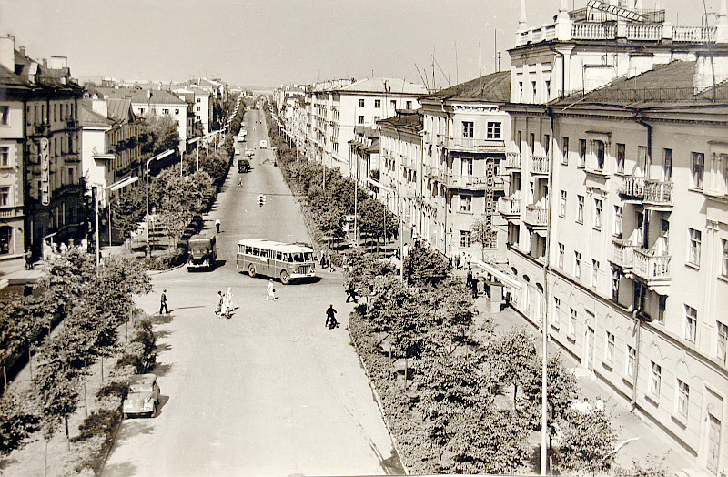 Проспект Ленина, начало 1960-х гг..